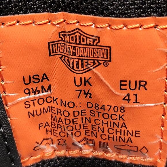 Harley-Davidson Bateman Engineer Boots – Women’s Size 9.5 | Black | Moto Style - Picture 9 of 9